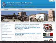 Tablet Screenshot of comune.giacciano.ro.it